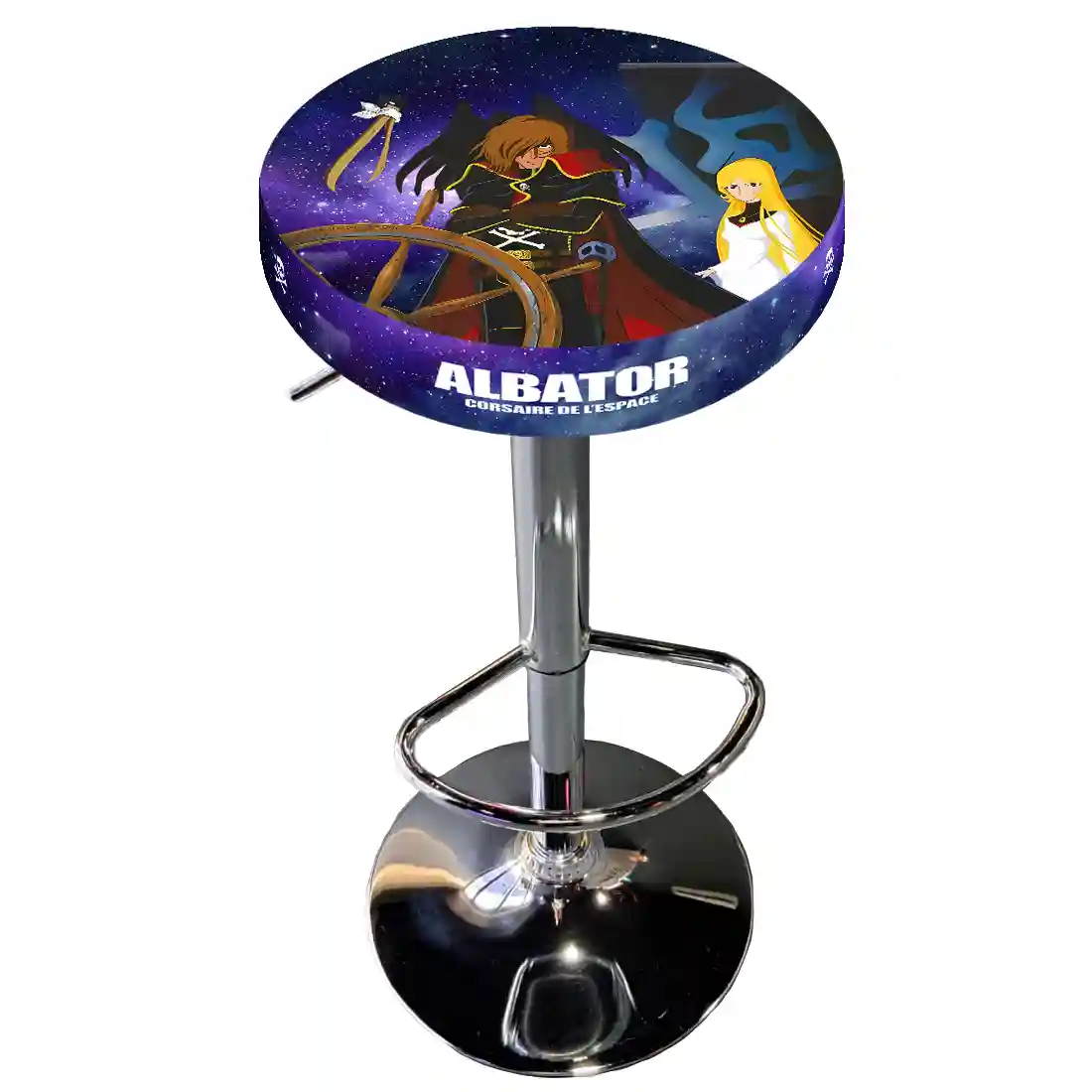 Tabouret Albator - Tabouret arcade personnalisé