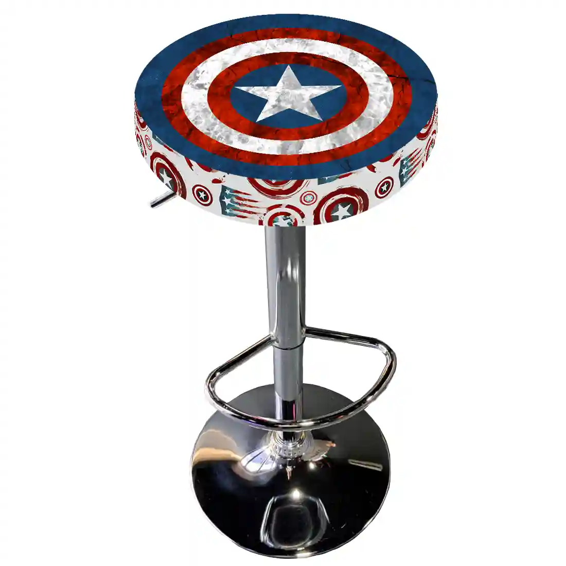 Tabouret Captain America - Tabouret arcade personnalisé