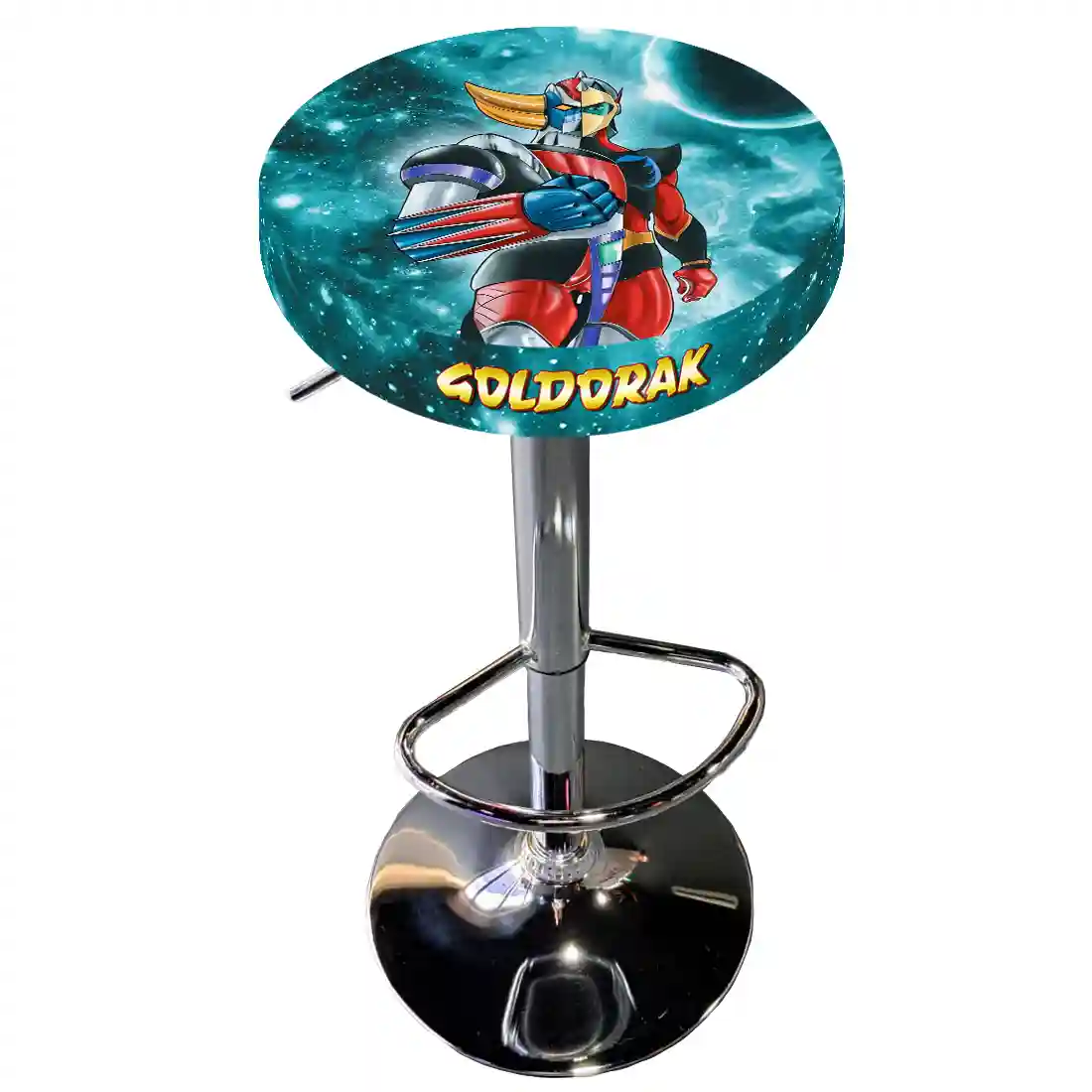Tabouret Goldorak - Tabouret arcade personnalisé